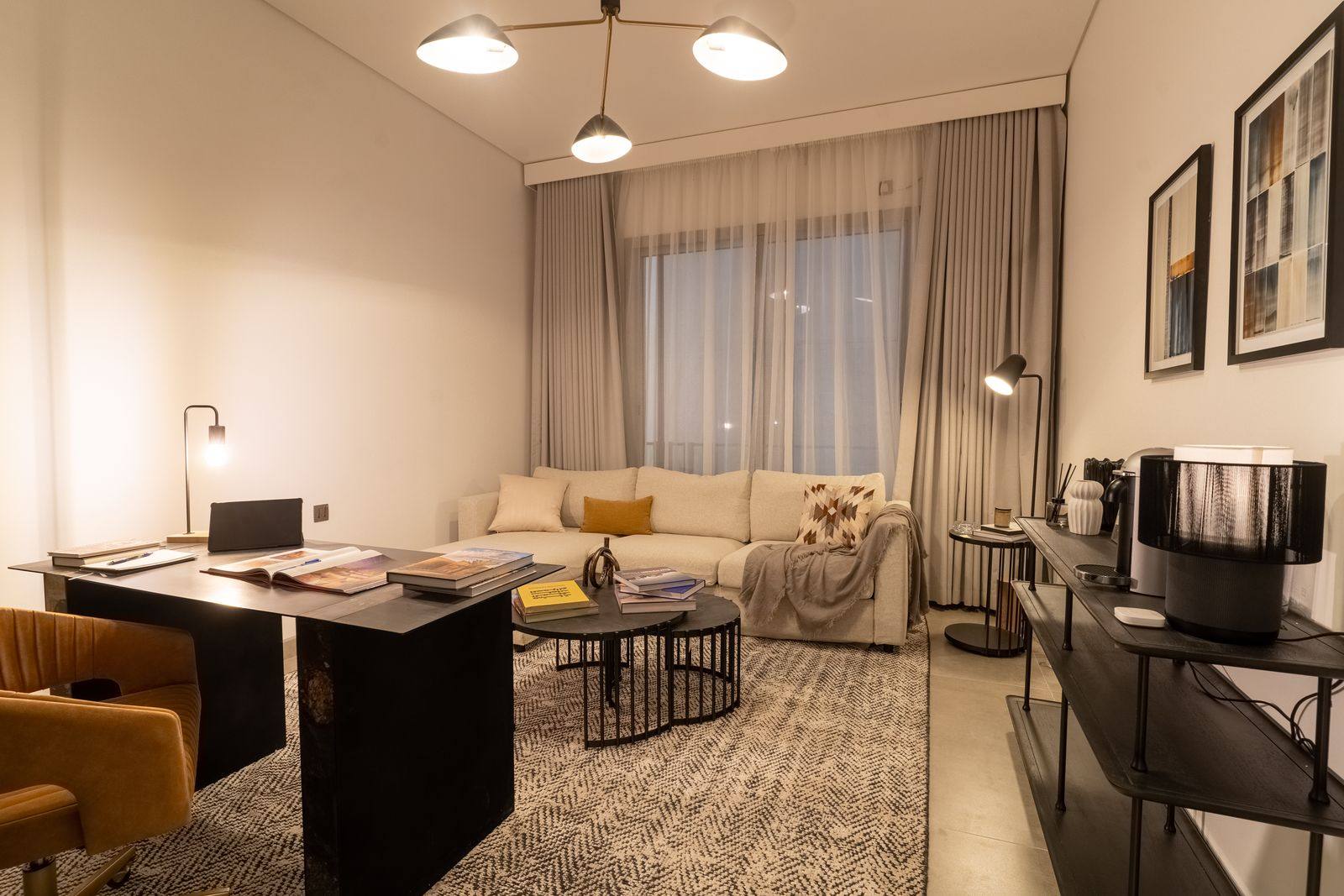 Al Alyaa show apartment family lounge